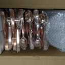 GATHER 700PCS Clear Rose Gold Plastic Plates 100 Guest for Wedding Party