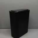 5 Gallon Motion Senor Bathroom Trash Can with Lid, Automatic Garbage Can Touchless, Smart Plastic Waste Basket for Narrow Spaces, Bathroom, Office, Bedroom, Living Room (Black)