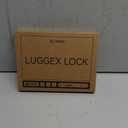 LUGGEX TSA Locks for Luggage, Suitcase Locks TSA Approved, Luggage Locks, Ease of Use & Durable(Black,4 Pack)