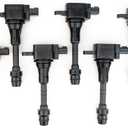 Ignition Coil Pack Set of 8 - Compatible with Nissan, Infiniti Vehicles - Armada, Titan, Pathfinder, Armada, QX56 5.6L - Models Years 2004, 2005, 2006, 2007 - Replaces 22448-7S015, E1010