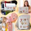 16 Pcs Mouse Diamond Painting Magnets, Sweet Snacks Diamond Art Magnet Kits for Refrigerator, Fridge Magnetic DIY Gem Art Crafts for Holiday Kitchen Decor