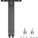 suptek Extended Mini Projector Ceiling Mount Adjustable Wall Mount with Thread Adapters for Projector DVR Camera, Max 21inch (PR05MINIB) (Black)