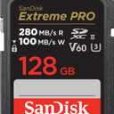 SanDisk 128GB Extreme PRO SDXC UHS-II Memory Card - C10, U3, V60, 6K, 4K UHD, SD Card - SDSDXEP-128G-GN4IN
