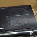 Infrared Double Burner Electric Cooktop - 1800W Portable Stove, Heat-up In Seconds, Countertop Cooktop for Dorm, Compatible with All Cookware