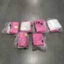 Windyun 6 Sets Kids Air Mattress Bulk with Fitted Sheet,Toddler Inflatable Bed 63 x 27 x 8 Inches Blow up Airbed Camping Sleeping Pad for Aged 3-10 Years Old Birthdays Slumber Sleepover Party (White)