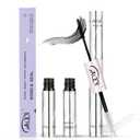 GAQQI Lash Cluster Glue, Lash Bond and Seal Waterproof, Bond & Seal Eyelash Glue for Clusters, Eyelash Adhesive Black Long-Lasting 72H, Latex-Free (5ml+5ml）