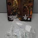 Christmas Tree Topper Star, 8.7" 31 LED Christmas Tree Decoration Lights, AA Battery Powered Small Xmas Tree Decor for Christmas, Scene Decor, Festivals Decor (Warm White)