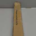 CorkLatta Black Shower Curtain Rod 32 to 43 Inch, 1 Inch Diameter Adjustable Spring Tension Stainless Steel Telescoping Rod, Easy Install, No Rust