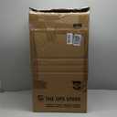 Suncast 33 Gallon Outdoor Trashcan Hideaway with Lid for 30 to 33 Gallon Trash Bags for Garage, Backyard, or Garden, Brown, Made in the USA