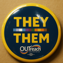 They Them Pins Pack Of 1000, Size 1.4"