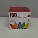 Minetom C9 Christmas String Lights, 100 Ft Red C9 Outdoor Christmas Lights with 100 Strawberry C9 Led Bulbs, Connectable UL Certified for Outdoor Indoor Roofline Holiday Backyard Xmas Decor