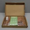 Bamboo Cutting Board for Kitchen, 3-Piece Set with Juice Grooves, Side Handles & Non-Slip Mats  Durable Bamboo Chopping Board for Meat, Vegetables and Fruits (Carbonized brown)