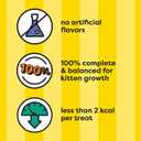 Temptations Kitten Crunchy and Soft Treats Chicken and Dairy and Salmon and Dairy Variety Pack, 6.3 oz. Pouches (Pack of 4)