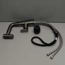 Alphabath Rotatable Bathroom Faucet with Pull Out Sprayer, Height Adjustable Bar Sink Faucet with 5 Modes, 360° Swivel, Spot-Free Finish & Anti-Splash, Great for Bathroom, Bar, Kitchen, Brushed Gray