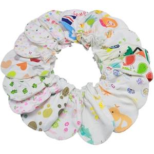 10 Pairs of Cute Unisex Baby Mittens - Random Color Cartoon Anti-Scratch Newborn Mittens, Soft Elastic Comfy Baby Gloves for Newborn Babies 0-6 Months