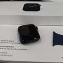 Apple Watch Series 6 (GPS) 40mm Aluminum Case with Deep Navy Sport Band - Blue - (2020)