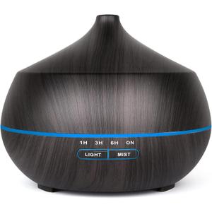 Essential Oil Diffuser for Large Room: 400ml Aromatherapy Diffusers Ultrasonic Mist Humidifiers for Bedroom - Home Aroma Air Vaporizer