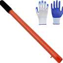 ANCKNE Horizontal Hydraulic Jack Handle 2 Ton, Jack Handle Replacement, with Rubber Gloves Automotive Car Jack Accessories Red