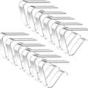 6 x Pureegg Tablecloth Clips - 12 Packs Table Cloth Holder Clips, Sturdy & Windproof Table Cloth Clips, Plastic Picnic Table Clips for Indoor and Outdoor Party