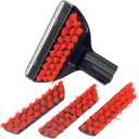 Upgraded 5.3in 1400B Little Green Machine Multi-Purpose Tools Brush detachable Replacement Parts Compatible with bissell 1400B 3194 3353 2458 3588F 1425 Tough Stain Brush Tool Attachments (Black 1+3)