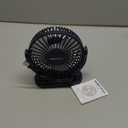 SWEETFULL USB Desk Fan Small Quiet - 3 Speeds Mini Personal Portable Fan 360 Rotation Adjustable, 5.5 Inch Office Table Cooling Gadgets on Desktop (Blue)