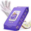 HICC PET Cleaning Deodorizing Glove Wipes for Dogs & Cats, Vet Recommended Hypoallergenic Pet Cleaning and Hydrating Glove Wipes, Nourish Fur Coconut Oil Pet Bathing Wipes for Horse Coat Care (20 PCS)