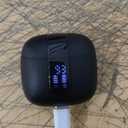 Wireless Earbuds, 2024 Bluetooth Headphones V5.3 Ear buds Built-in ENC Noise Cancelling Mics, 40H Stereo Bass Bluetooth Earbuds with Dual LED Display, IP7 Waterproof Earphones for Android iOS, Black