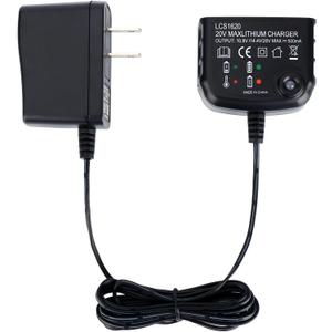 LCS1620 20V Lithium Battery Charger Compatible with Black & Decker 20V MAX Li-ion Battery LBXR20 LBXR20-OPE LB20 LBX20 LBX4020 LB2X4020 LBXR2020-OPE(Only for Black & Decker)