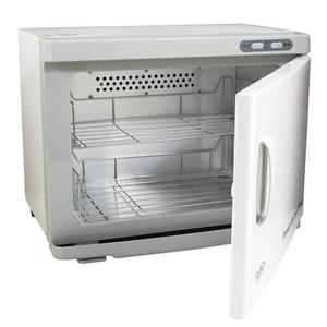ForPro Professional Collection Premium Hot Towel Warmer, 23L Extra Large Capacity, Two Stainless Steel Racks, White