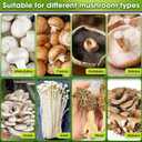 DUSPRO Recycle Premium 4-in-1 Mushroom Substrate Mix with Coco Coir, Zeolite, Gypsum & Vermiculite  Ideal Mushroom Growing Mix for Gardening, Moisture Retention, pH Balance & Ready to Use Mixture 8QT