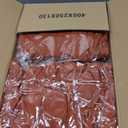 Cocktail Table Covers-Spandex Round High Top Table Cloths 8 Pack 32x43 Inch-Red Stretch Fitted Christmas Tablecloth for Pub Bistro Highboy Party Event Banquet Height Folding Satnding Tables (Rust)