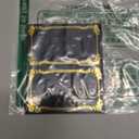 200 Pcs Black Place Cards and Gold Pen for Weddings, Name Cards with Gold Foil Border for Table Setting Folded Table Tents Sign for Buffet Banquet Parties Events Celebrations