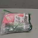 Dog Sweater Dress Plaid Knitwear for Small Medium Dogs Warm Puppy Pet Turtleneck Stretch Pullover Cute Fall Winter Vest Clothes with Leash Hole for Christmas (Pink)