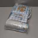 Hello Fall Decorations Tableware, 142 Pcs Blue Plaid Fall Pumpkin Decorations includes Pumpkin Plates and Napkins, Hello Fall Plates and Napkins for Harvest Blue Thanksgiving Decorations