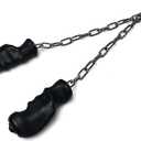 KORIKAHM Cable Machine Attachment with Upgraded Ergonomic Gym Handles, LAT Tricep Rope Pull Down Attachment, Exercise Handles for Home Gym Workout (Tricep Rope 36")