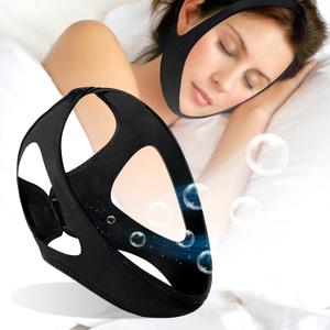 Anti-Snore Chin Strap Devices, Chin Strap for Sleeping Comfortable Snoring Solution, Breathable and Adjustable for Men and Women - Black11