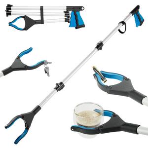 Upgraded 43 Inch Grabber Reacher Tool, Grabbers for Seniors, Extra Long Reacher Grabber Pickup Tool, Anti - Slip Wide Jaw, for Trash Pickup & Surgery Recovery