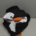 Spooktacular Creations Penguin Adult Unisex Costume, Penguin Hooded Jumpsuit Zip-Up Sleepwear for Halloween Cosplay Costume (Large)