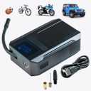 Tire Inflator Portable Air Compressor  Electric Cordless Air Pump, Rechargeable 5000mAh Battery with 120PSI Digital Pressure Gauge for Car, Bicycle, Motorcycle, Balls  Tire Inflator by Notilus