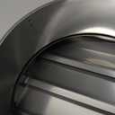 calimaero VKE 6" Inch Dryer Vent Cover Outdoor Stainless Steel Grille with Moving Flaps Fits Only with Metal Ducts for HVAC & Dryer Systems