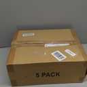 5 Pack Stackable Closet Storage Basket - Stackable Storage Bins, Multifunctional & Foldable Closet Organizer Waterproof, Wardrobe Cupboard Space-Saving Hat Storage Drawer Organizer, White