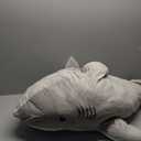 Ryttir XXL Giant Shark Stuffed Animal, Chubbier Shark Pillow Plush Body Pillow, Perfect Christmas Stress Relief Gift for Kids & Women (Gray)