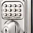 Keyless Entry Keypad Deadbolt Door Lock, Zinc Alloy Sabbath Lock Commercial Grade 1 Rekeyable 100% Mechanical Shabbos Lock- No Risk of Low Power, Compatible W/ SC1 Keyways