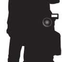 Beistle Life Size Paparazzi Stand-Up with Easel, Hollywood Theme Party Decorations, Photo Booth Props for VIP Awards Night Events, Movie Night, 6' x 32.15", 6' x 31.25"