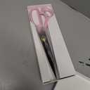 Professional Tailor Scissors Heavy Duty - Multi-Purpose Sewing Fabric Scissors for Leather Cutting Industrial Sharp Shears Home Office Arts, and Crafts (10 Inch) Pink