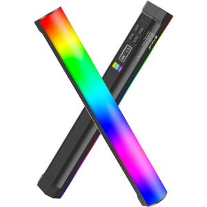 PULUZ Magnetic Handheld Light Wand, Full Color RGB Light Stick, LED Fill Light with 3000mAh Rechargeable Battery, 2500-9000K Dimmable Camera Tube Light for Studio Photography TikTok YouTube Vlog, 30cm (30cm/11.8in)