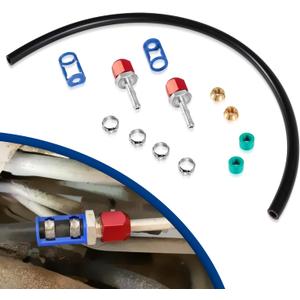 800-673 A/C Line Splice Kit for 5/16" Line With No. 6 Hose 24 Inches, Air Conditioning Repair Splice Connector Kit, Universal Fit for 5/16" Line to Hose Repair