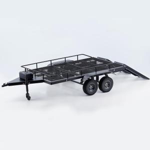 Heavy Duty Truck Trailer for 1/10 RC Crawler Car Axial SCX10 SCX10 II SCX10 III Traxxas TRX4 TRX6 D90 CC01