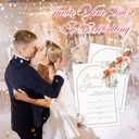 Watercolor Floral Bridal Shower Invitations, 25 Boho Invites With Envelopes, Fill In Style Invites For Bridal Shower, Mr & Mrs Newlyweds Celebration, Party Favor & Supplies - A03