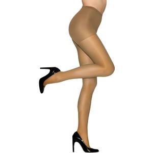 Hanes Alive Women's Full Support, Control Top, Reinforced Toe Pantyhose (Little Color) C Hanes Alive Women's Full Support, Control Top, Reinforced Toe Pantyhose (Little Color) C